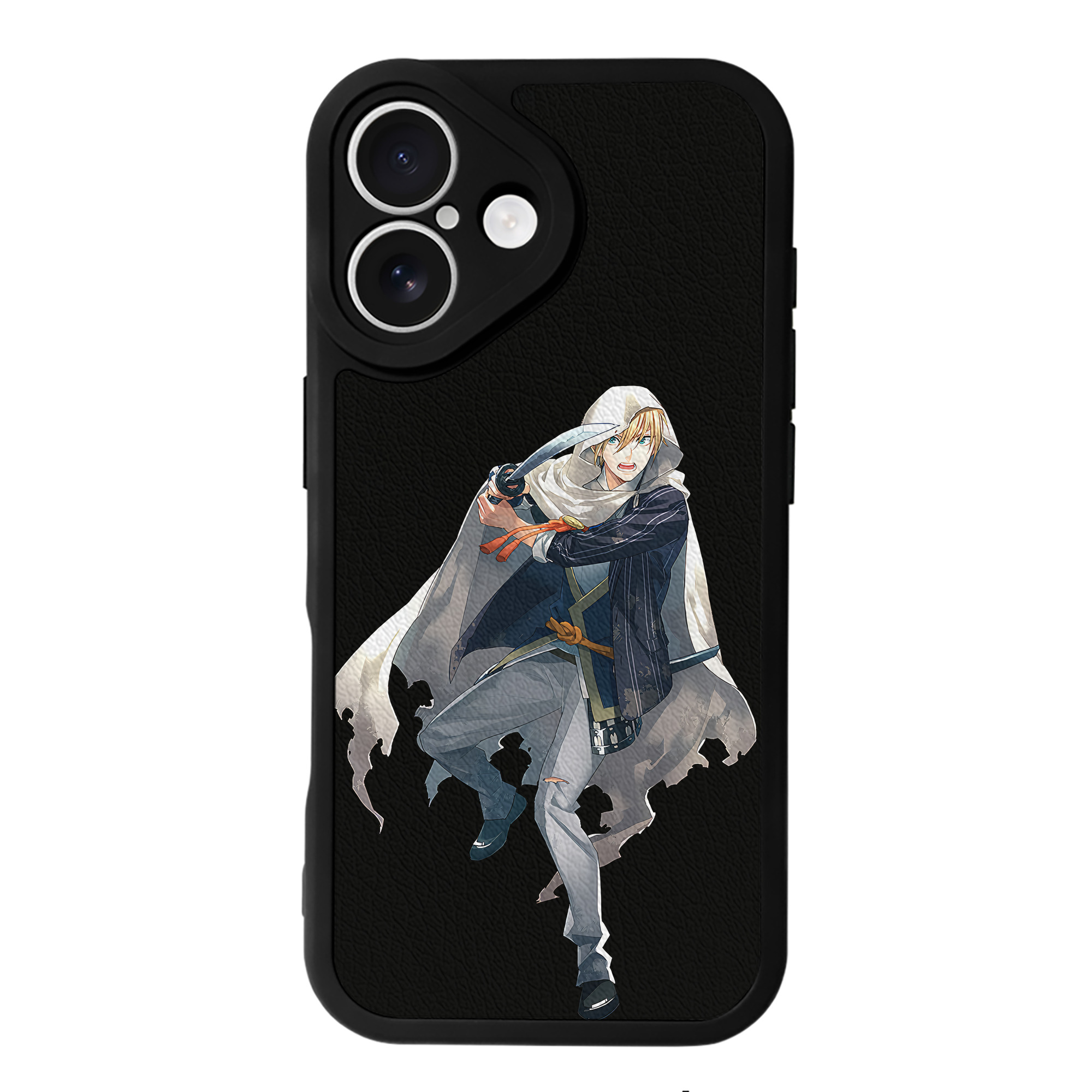 （画像用） 刀剣乱舞 Touken Ranbu 【iPhone 16シリーズ対応】シリコンスマホケース（レザー調） 材質：シリコン